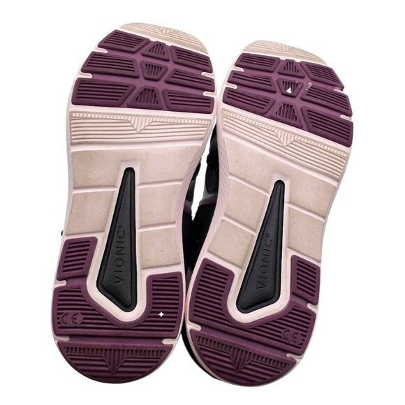 Women's - Vionic Austyn Purple and Black Sneakers, Size 12 - Picture 5 of 9